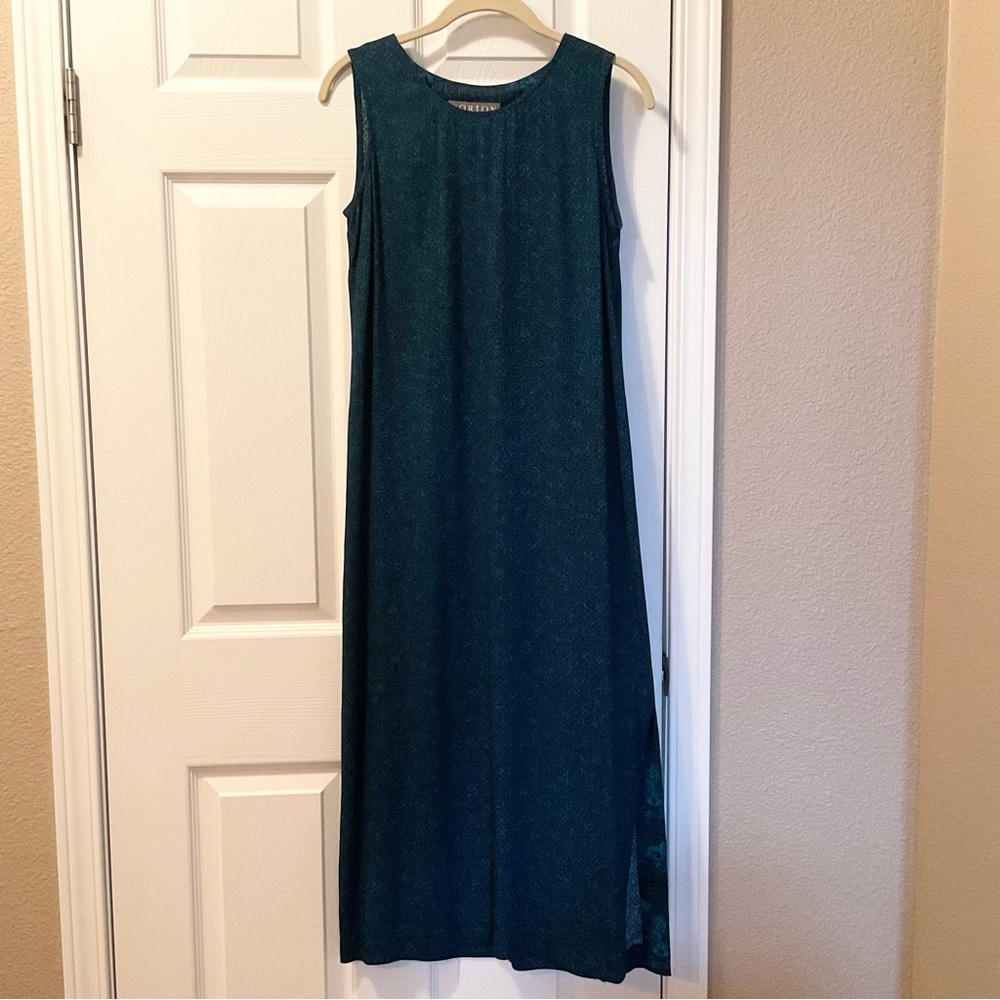 Petite NWOT Maxi Dress - Blue pattern